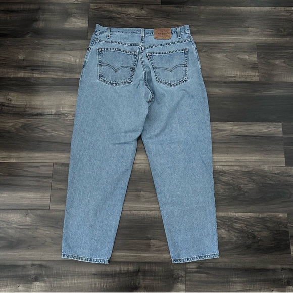 Vintage Levis 560 Jeans Mens 36x30 Blue Denim Loose Fit Tapered Leg Made In USA - Picture 4 of 11